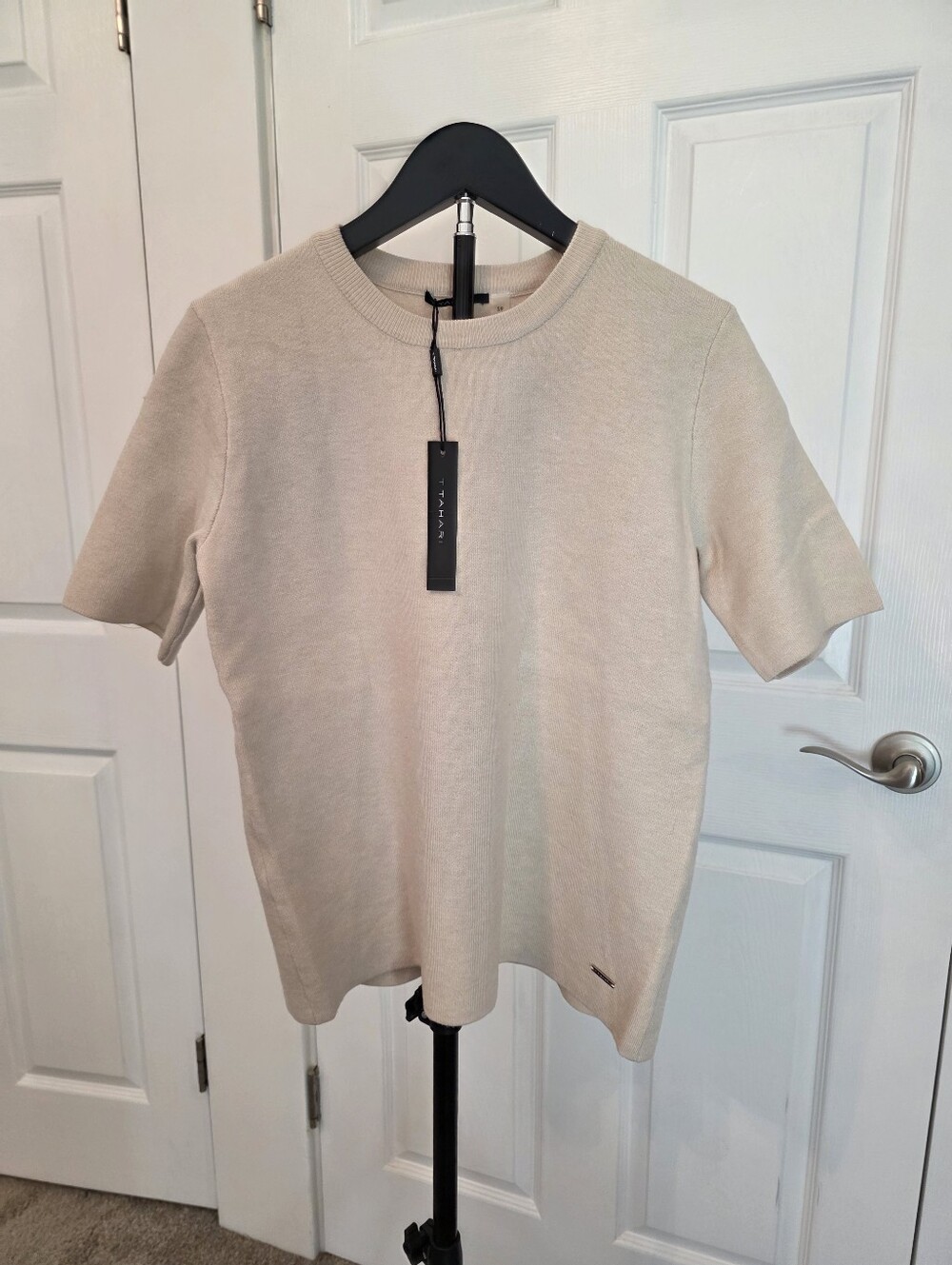 Tahari Short-Sleeve Knit Shirt NWT